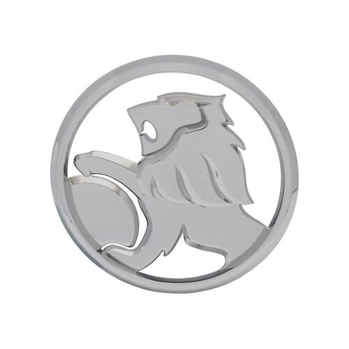 BADGE TAILGATE VY VZ UTE AND CREWMAN HOLDEN LION CHROME