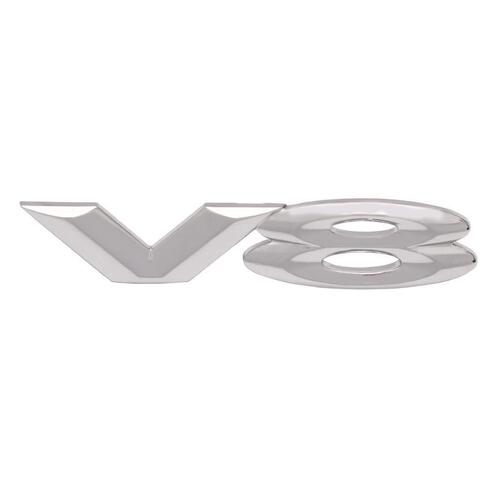 BADGE 'V8' CHROME FENDER VY COMMODORE - 92084153