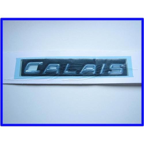 BADGE CALAIS REAR DOOR BADGE LEFT OR RIGHT VY VZ CALAIS