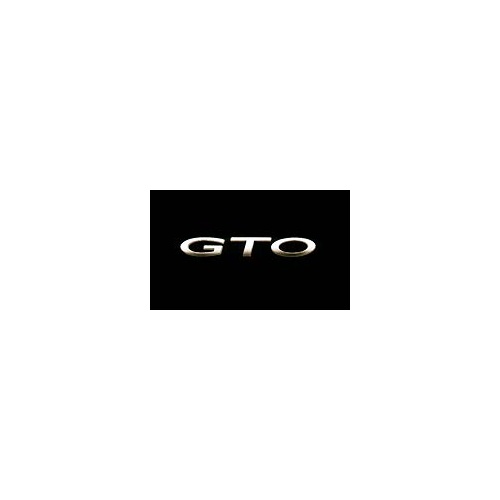 GTO BADGE SUIT GRILLE CHEV PONTIAC