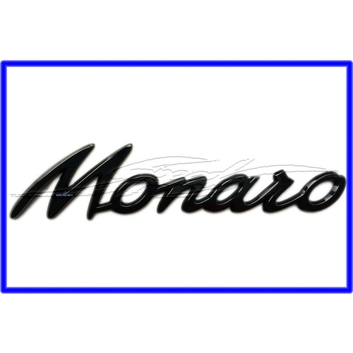 MONARO BADGE BLACK V2 VY VZ PONTIAC GTO