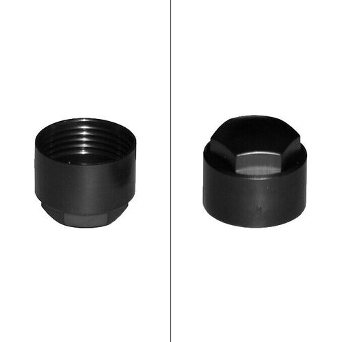 CAP;WHEEL NUT SUITS VE LOCK NUT BLACK