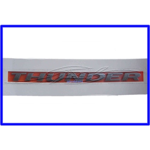 THUNDER BADGE EMBLEM VZ UTE QUARTER PANEL