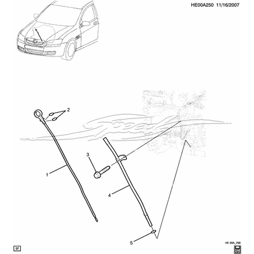 DIPSTICK ENGINE OIL VE WM V6