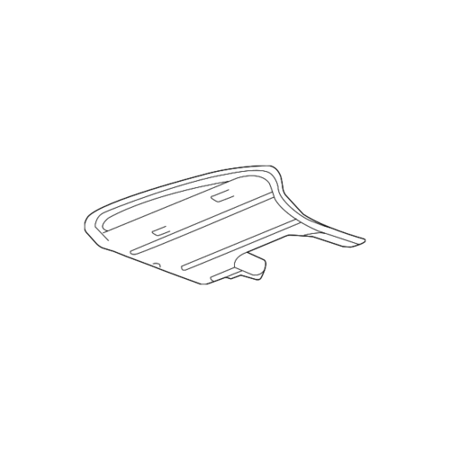 DEFLECTOR VE VF RIGHT REAR UNDERBODY SPLASH SHIELD no 7 in image