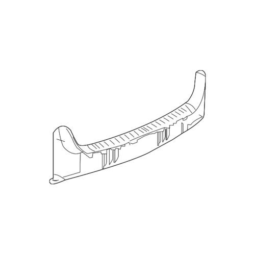 PANEL ASSEMBLY VE BOOT INNER COVER COVERS BOOT LATCH ONYX BLACK