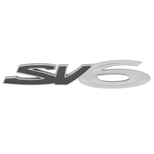 Badge 'SV6' Bootlid VE VF Commodore Sedan GENUINE GMH
