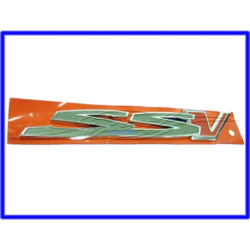 BADGE VF SSV RED BOOTLID BADGE