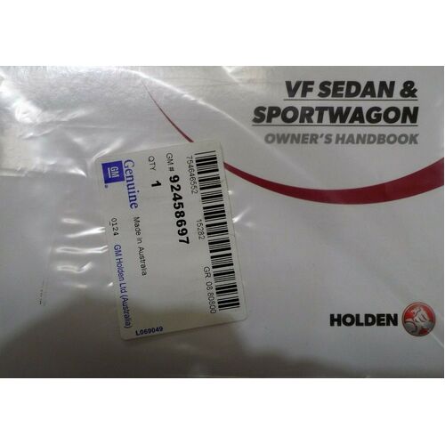 MANUAL-OWNERS INFO 2015 VF COMMODORE SEDAN WAGON