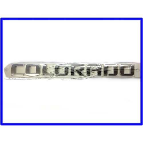 BADGE COLORADO TAILGATE 2011 ONWARDS 22.5CM LONG