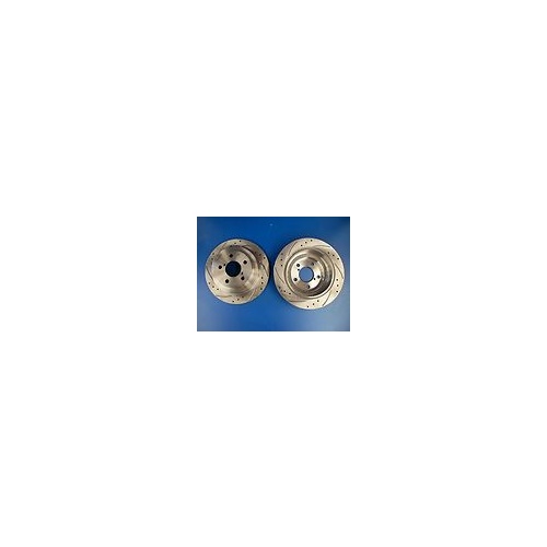 DISC ROTOR DRILLED AND SLOTTED REAR VR VS