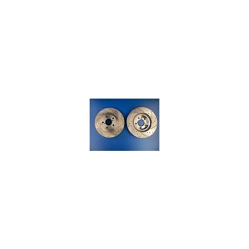 DISC ROTOR DRILLED AND SLOTTED VT VX VY VZ FRONT PRICE PER PAIR