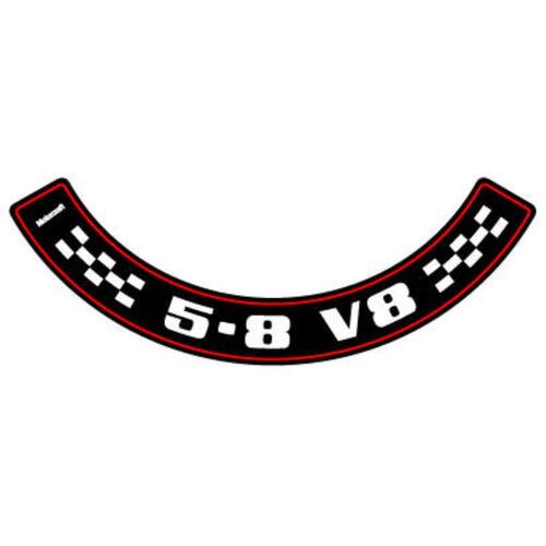 Decal Air Cleaner XC ZH '5.8 V8'