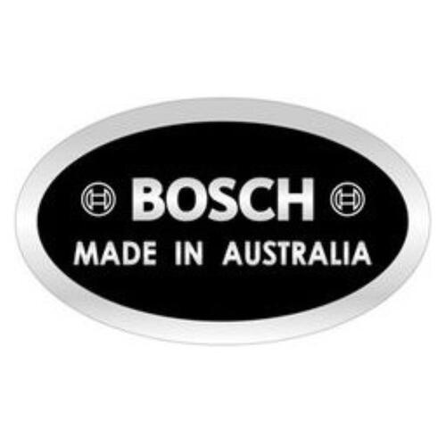 'BOSCH' DECAL ALTERNATOR PLATE NLA RSP