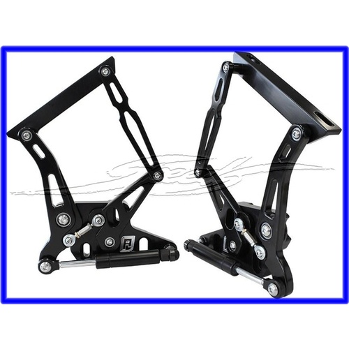 BILLET BONNET HINGE KIT BLACK XR XY FORD FALCON SHINY BLACK
