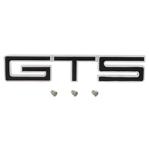 'GTS' FENDER BOOT BADGE (BLACK) HK-HT