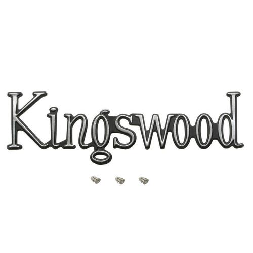 BADGE EMBLEM 'KINGSWOOD' HQ HJ FENDER & BOOT