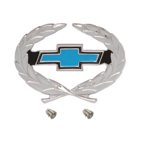BADGE 'WREATH BLUE BOWTIE' HQ EXPORT CHE