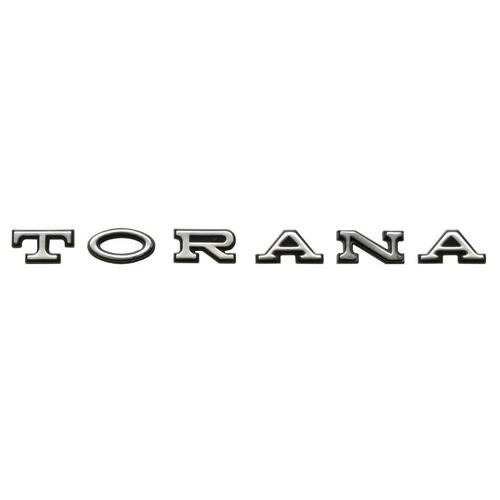 'TORANA' LETTER BADGE SET LH FRONT PANEL & BOOT