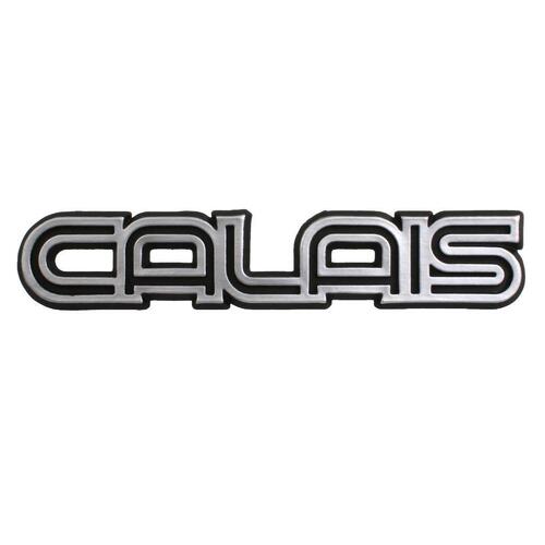 BADGE CALAIS VK BOOTLID VL CENTER GARNISH ANGLED DIECAST WITH SPEED NUTS