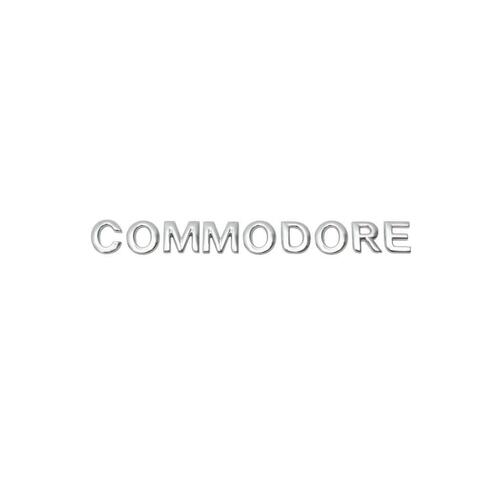BADGE EMBLEM COMMODORE CHROME VT BOOTLID