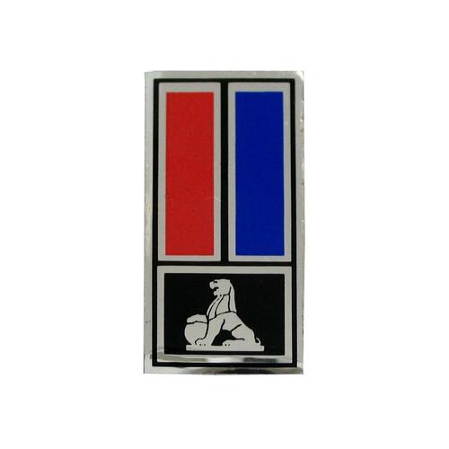 BADGE CONSOLE INSERT HK GTS WITH LION RED / BLUE