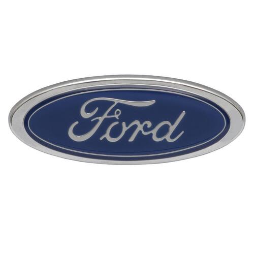 Badge 'Ford' Oval XE Bonnet  XF XG Grill light blue 90mm