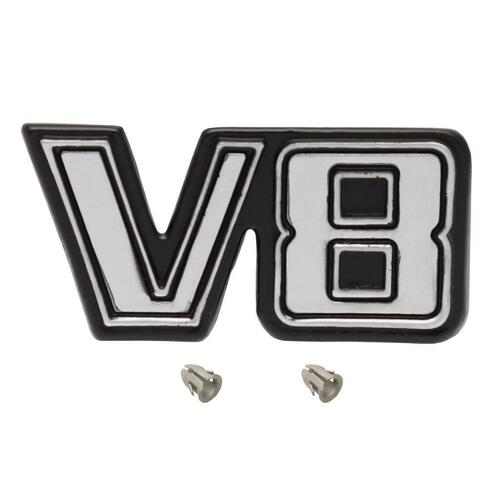 'V8' FENDER BADGE XA XB ZF ZG (302)