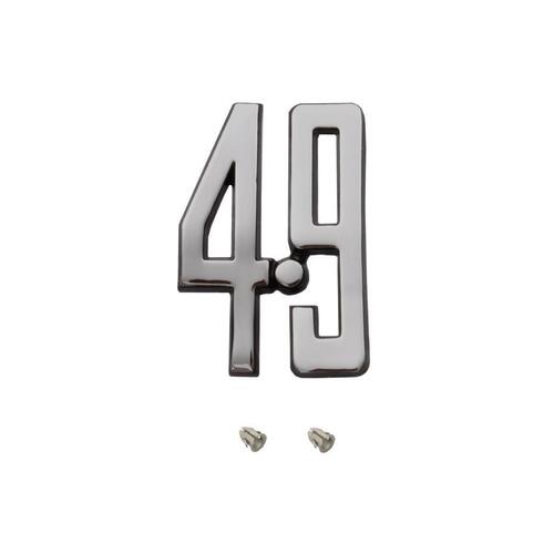 '4.9' BADGE XC FENDER (CHROME) EXCEPT GS