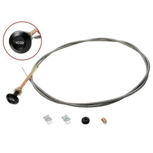 BONNET CABLE SET FE FC WITH GROMMET AND STOP