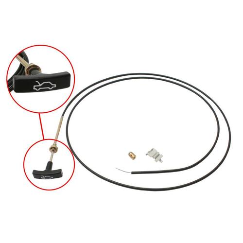 BONNET CABLE KIT LATE LX TORANA WITH T Handle