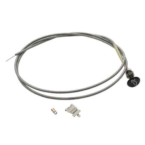 BONNET CABLE KIT LH-EARLY LX ROUND KNOB