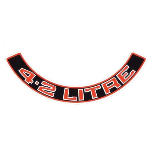DECAL HZ VB AIR CLEANER 4.2LIT