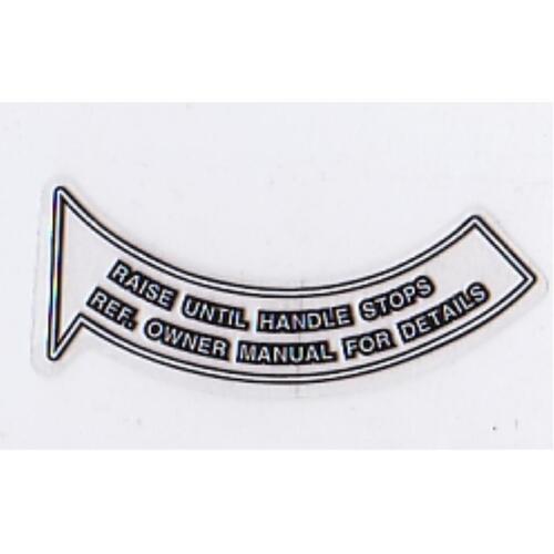 DECAL SPARE WHEEL HOIST VG VP VR VS COMMODORE UTE - genuine gmh 92044351