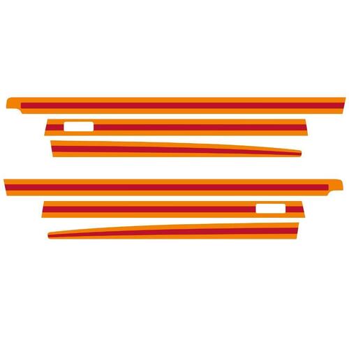 BODY STRIPE KIT LX 'SS' HATCH ORANGE / R