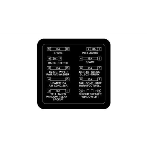 FUSE COVER DECAL HQ HJ