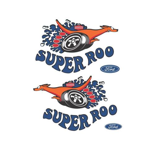 'SUPER ROO' FENDER DECAL (LARGE) XW GT (