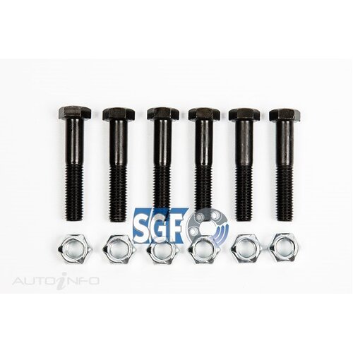 TAILSHAFT COUPLING BOLTS VT VX VY VZ VE M12 X 65 HIGH TENSION BOLTS WITH M12 CONE LOCK NUTS