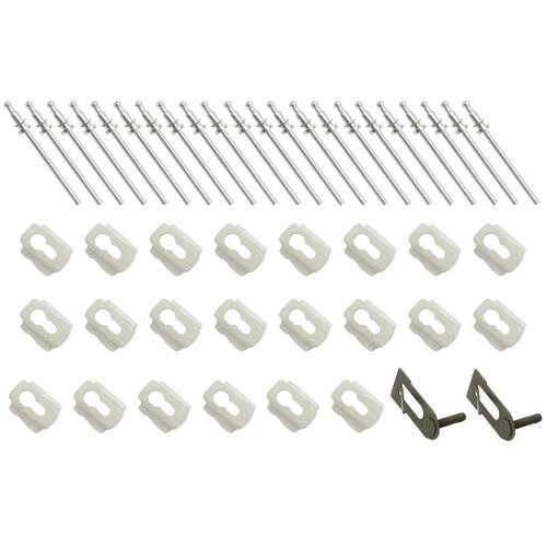 Sill Moulding Clip Kit HQ Except LS Deville Premier 46 Pieces