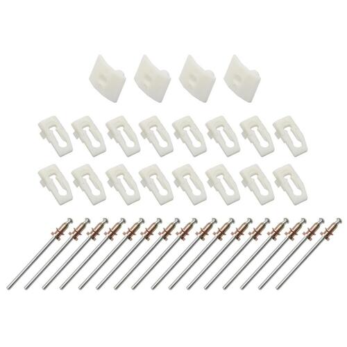 CLIP SET DOOR WAIST MOULDING XW XY