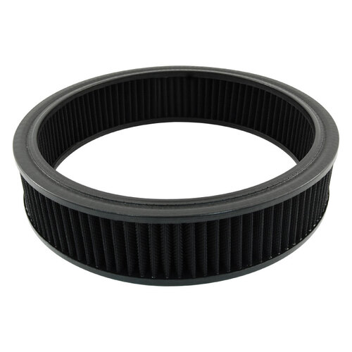 ROUND AIR CLEANER ELEMENT 14X3  BLACK