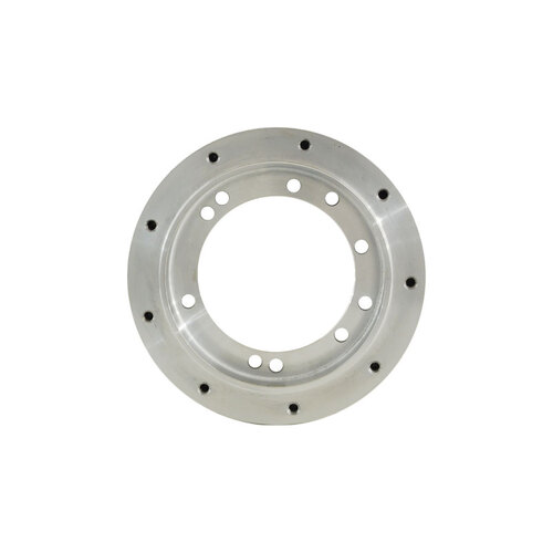 ADAPTOR 9 HOLE TO 5 OR 6 HOLE POLISHED ALUMINIUM STEERING WHEEL ADAPTOR