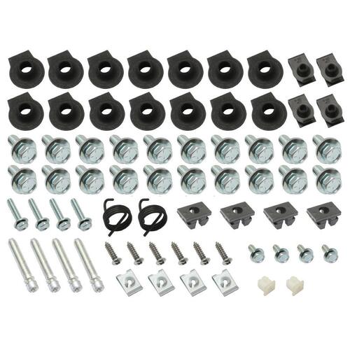 BOLT KIT FRONT PANEL GRILLE & HEADLAMP SINGLE HEADLAMP HQ