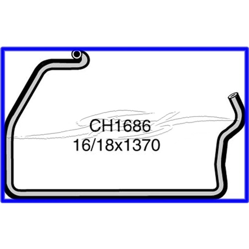 Heater Hose - Heater Outlet To Connector VN VP VR VS 5.0 LITRE