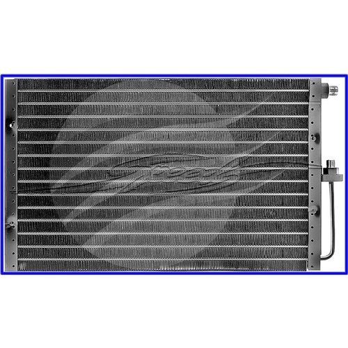AIR COND CONDENSER UNIV 23 X 14 X 7/8 O/RING COMMODORE VK 84-86 LENGTH 584 HEIGHT 355