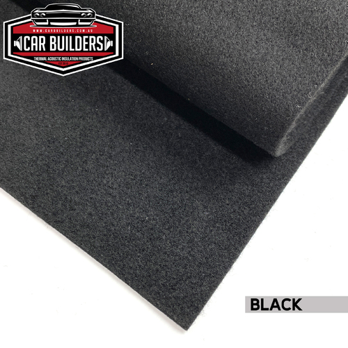 Car Builders Black Four Way Stretch Carpet 2m x 2m