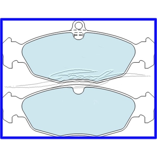 DISC BRAKE PADS FRONT SB BARINA & COMBO 1994-2001 & ALL TR ASTRA SEP 96 TO SEP 98