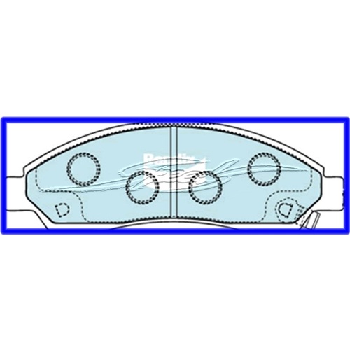 DISC BRAKE PADS RA RODEO FRONT MAR 2003 ONWARDS ULTIMA