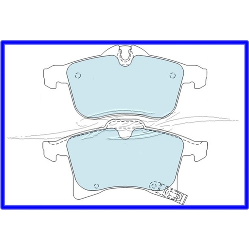 DISC BRAKE PADS FRONT ALL AH ASTRA & XC COMBO (FITTED WITH 280MM FRONT ROTORS) ULTIMA