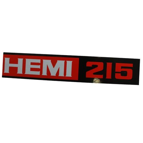 'HEMI 215' AIR CLEANER DECAL VG-VH-VJ 1B